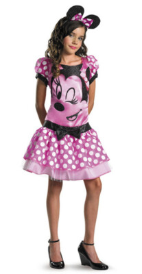 NEW Disguise L Officially Licensed Disney Minnie Mouse Girls Halloween Costume