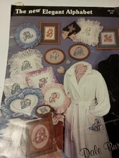 The New Elegant Alphabet Cross Stitch Leaflet by Dale Burdett (1989 Leaflet) P2