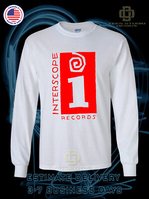 Interscope Records Logo Men's Long Sleeve T-Shirt American Dotees T-Shirt