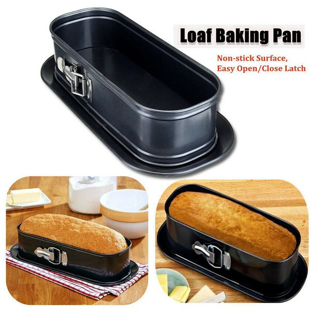 12" Nonstick Loaf Pan Springform Pan Bread Cake Mold Baking Pan Oval Bakeware
Opens in a new window