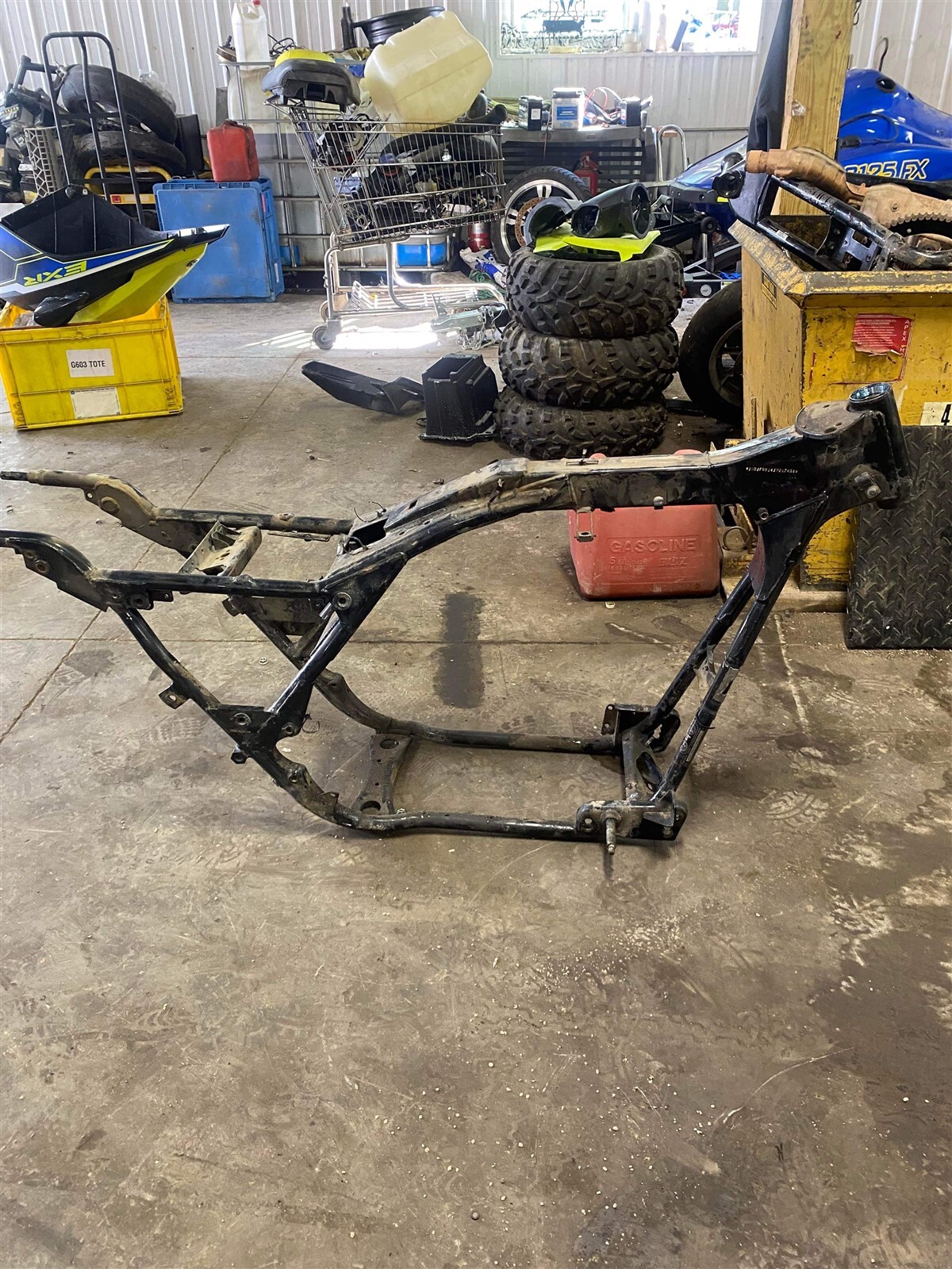 01 Harley Davidson FLHRI Road King Frame Chassis eBay