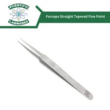 Scientific Labwares High Precision Tweezers/Forceps Straight Tapered Fine Point