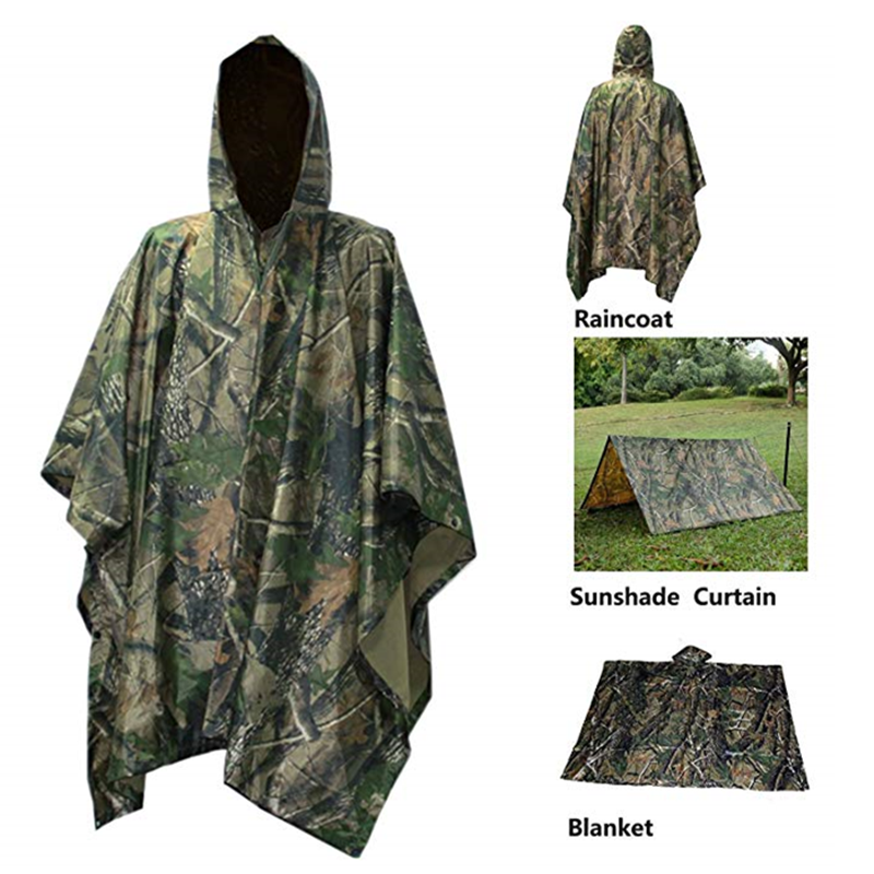Multifunctional Raincoat Military 