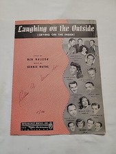 Laughing On The Outside Sheet Music Piano Voice Guitar 1946 Raleigh Wayne Shore