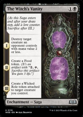 *MtG: 4x The Witch's Vanity - Wilds of Eldraine Uncommon - magicman-europe*