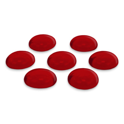 GLOREX Glas-Nuggets 200g ROT Glasnuggets Muggelsteine Glassteine