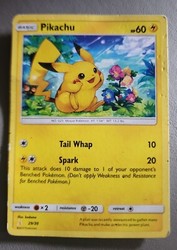 Pikachu 29/30 Sun & Moon Trainer Kit: Lycanroc & Alolan Raichu Common