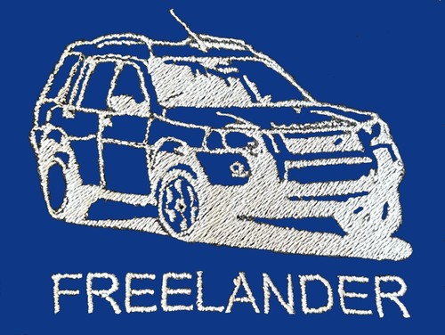 Polo Land Rover Freelander ricamata auto classica personalizzata omaggio P&P - Foto 24 di 25