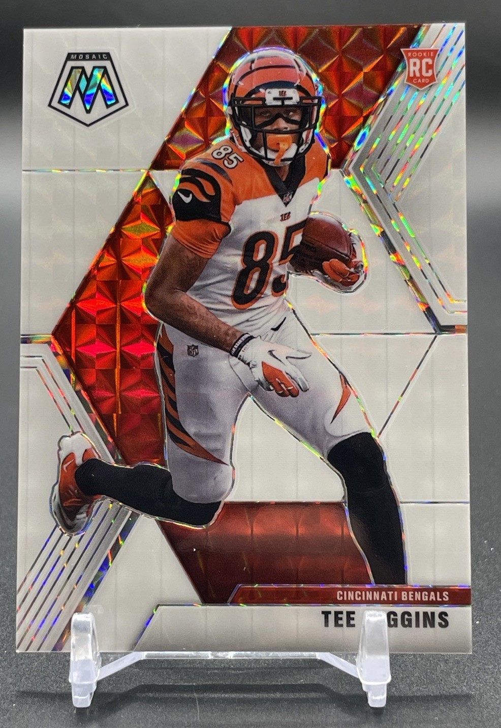 Tee Higgins 2020 Mosaic #213 White /25 Price Guide - Sports Card