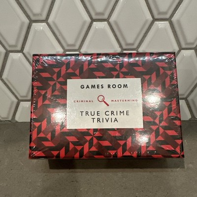 CARD GAME TRUE CRIME TRIVIA CRIMINAL MASTERMIND NEW SEALED ** MUST SEE ***