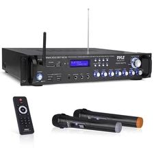 Pyle Bluetooth Hybrid Amplifier Receiver - Pro Audio Multi-Channel Stereo 3000 W
