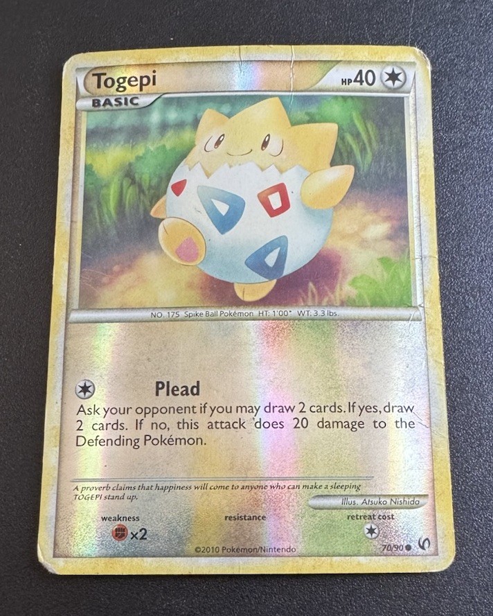 Togepi Reverse Holo Foil Call Of Legends 70/90 Pokemon Card TCG - HP
