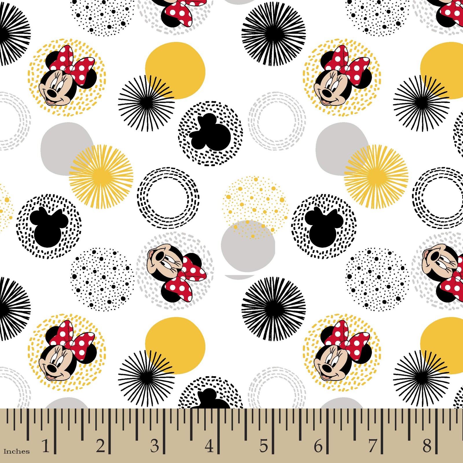 Disney Minnie Modern Fabric| Multi