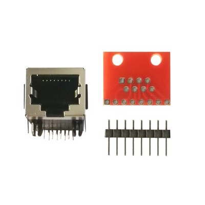 RJ45 Splitter Module + RJ45 Network Interface + Pin Header Spare Parts Kits