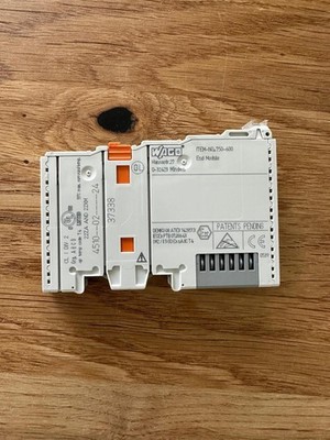 WAGO 750-600 Endklemme | Für I/O-System 750 | Top Zustand