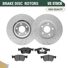 Front Disc Rotors And Ceramic Pads For 2020 - 2024 Ford Escape Lincoln Corsair