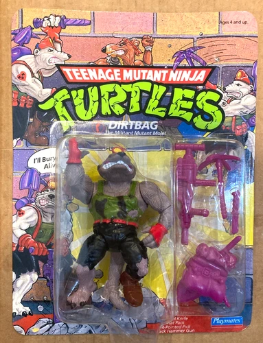 VTG.1991  TMNT Teenage Mutant Ninja DIRTBAG  UNPUNCHED NEW 1ST RELEASE GRADEABLE