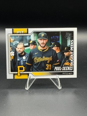 2026 Topps Series 1 Celebration - Paul Skenes #100 Dugout Peeks Variation SSP