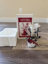 House of Lloyd Cardinal Bird Tea Light Holder Around The World Vintage Not Used