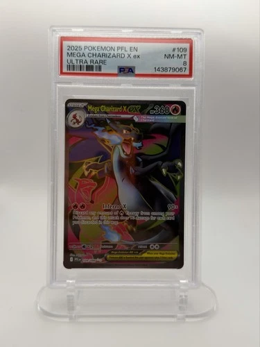 2025 Pokemon Pfl En-Phantasmal Flames Mega Charizard X Ex #109