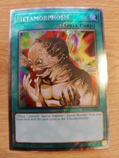 Metamorphosis - RA04-EN123 - Near Mint NM - Platinum Secret Rare - 1st Ed