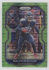 2020 Panini Prizm Neon Green Pulsar Prizm Malcolm Butler #106 4z8