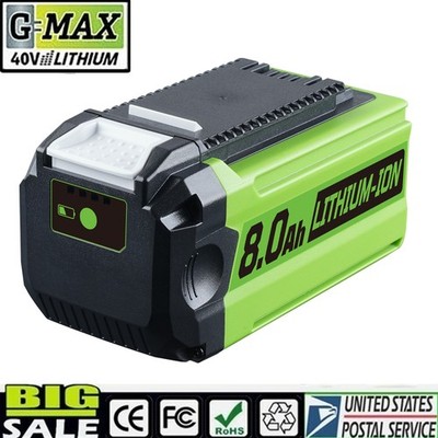 G-MAX 40V 8000mAh Akku 29472 29462 20202 29252 Lithium Akku für Greenworks