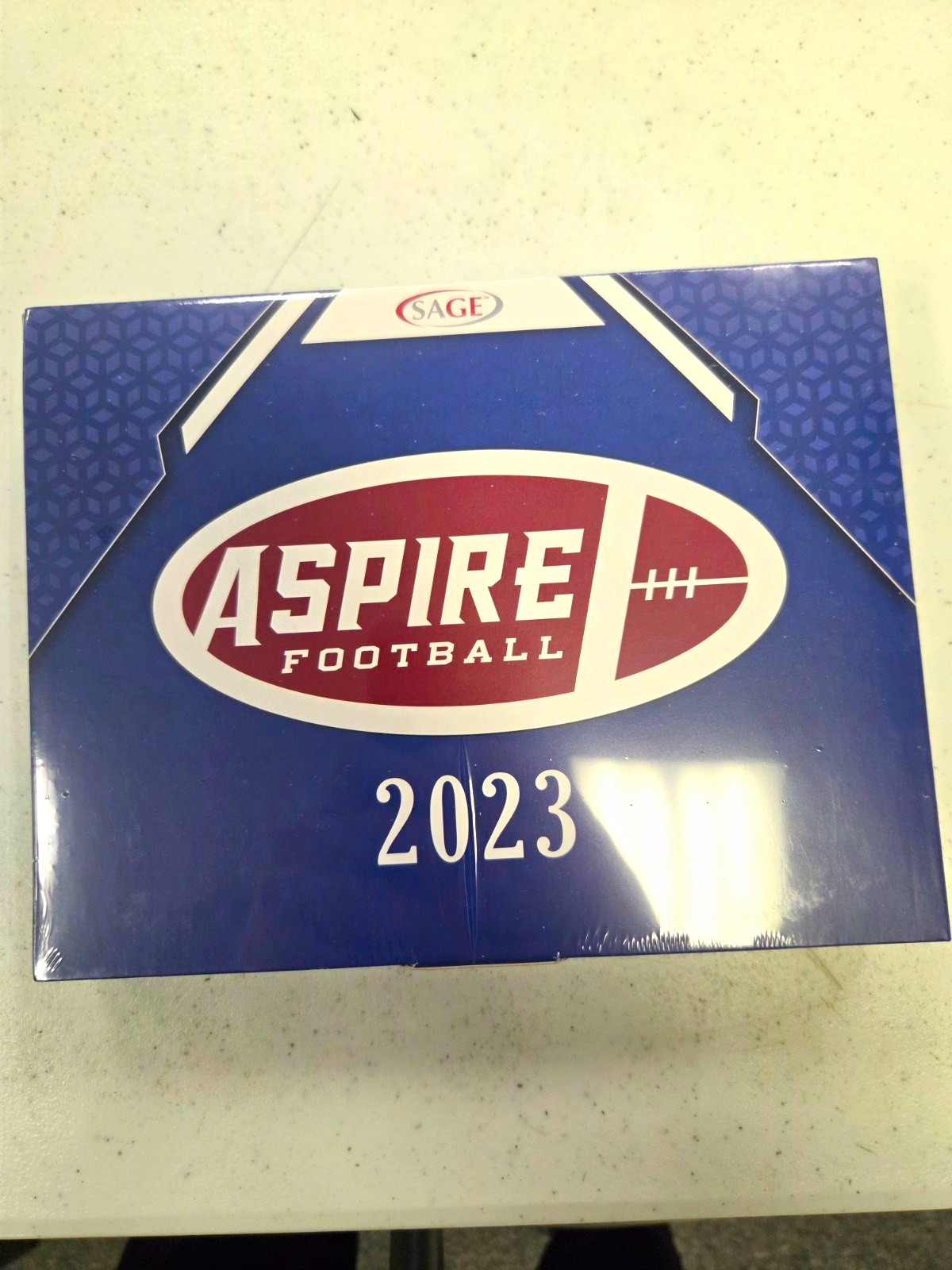 SAGE 2023 Aspire Football NCAA Trading Card Box 20 Cards Sealed