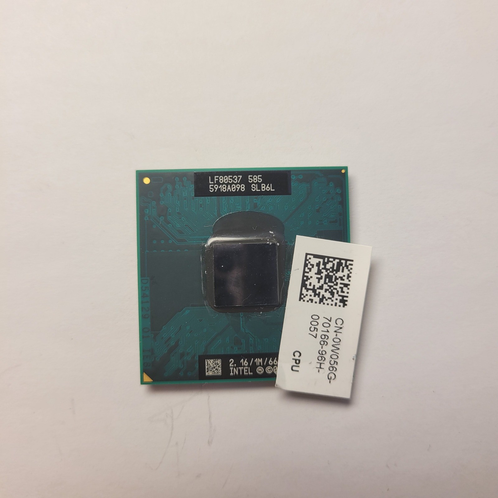 Intel CPU SLB6L Celeron 2.16GHz 1M 667 Socket P Laptop CPU 0W056G LF80537 585