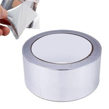 Heavy Duty Aluminium Foil Tape Silver Insulation Tape 1 Roll Waterproof