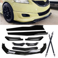 Front Bumper Lip Spoiler Splitter Side Skirt Rear Lip For Toyota Yaris