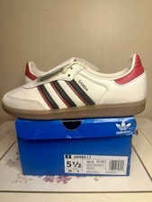 adidas Samba LT Cloud White Core Black Better Scarlet JQ5124 Men's US 5.5 NEW