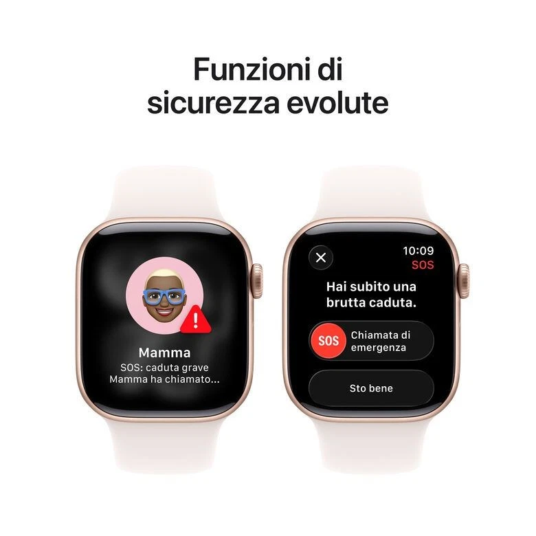 Apple Watch Series 11 GPS 42mm Cassa Alluminio Oro Rosa con Band Rosa Fard - S/M - Immagine 4 di 4