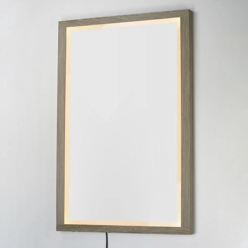 ET2 Contemporary Lighting E42054-OK Sawyer 48 X 32 inch Oak LED Wall Mirror - Picture 2 of 4