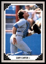 Gary Carter 1991 Leaf #457 Los Angeles Dodgers MLB READ FREE SHIP