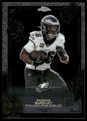 2025 Topps Chrome Saquon Barkley Base (RAW)