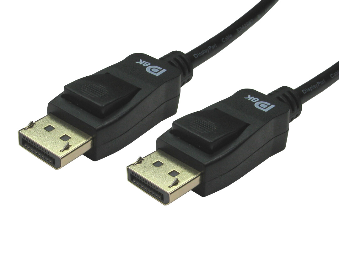 Quality 8k 2m DisplayPort Cable Ideal for Gaming PC's 8K 60Hz HBR3 32.4Gbps