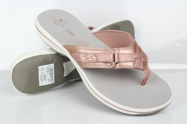 clarks breeze sea rose gold