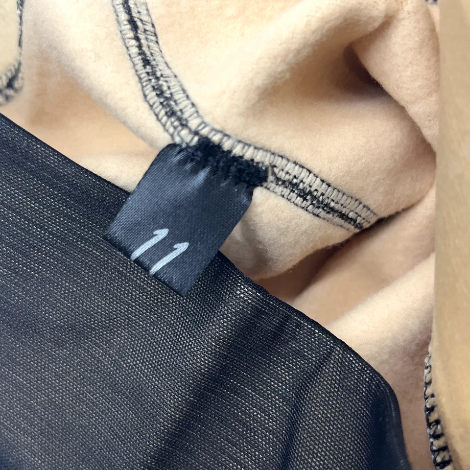 Medias para mujer granate negras forradas de vellón cintura alta transparentes talla M/L NUEVAS Foto 2 de 4