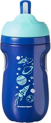 Tommee Tippee Tasse Active Strohhalm 12 Monate verschiedene Farben Baby Kleinkind