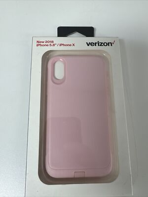 Verizon Rugged Case for Apple iPhone Xs/X Pink