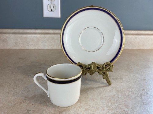 Theodore Haviland Limoges France Crown Royal Teetasse und Untertasse - Bild 2 von 9