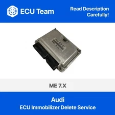 AUDI ECU ECM PCM Immobilizer Delete Service ME7.1 ME7.1.1 ME7.5 Immo Off        