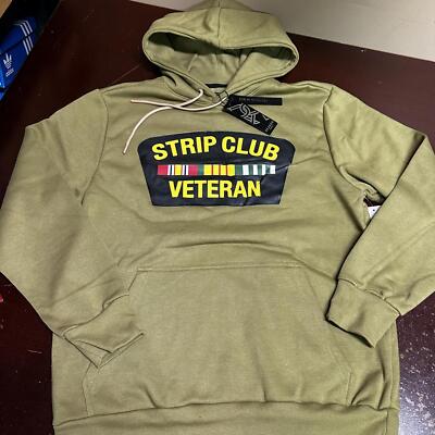 Reason Clothing strip club veteran Olive Green hoodie XL