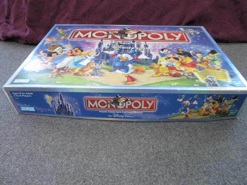 VTG Monopoly Disney Edition (2001) PARKER BROTHERS Board Game Preowned READ - Image 2 of 4