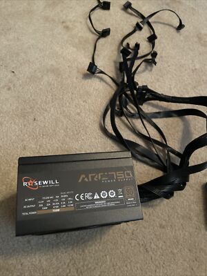 Rosewill PMG750 750W 80 Plus Bronze ATX Modular Power Supply