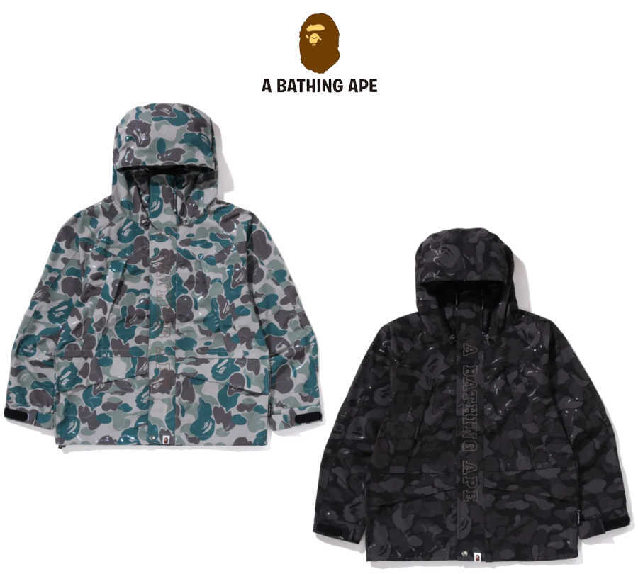 ape スノボ　ジャケット　サイズM A BATHING APE® Trial Camo Snowboard Jacket | Bape official