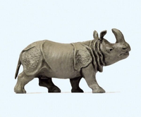 Preiser Einzelfigur 1:87 Tier Indisches Panzernashorn H0 29501