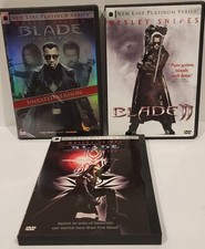 BLADE TRILOGY DVD Lot: Blade / Blade II / Blade Trinity Wesley Snipes 1 2 3