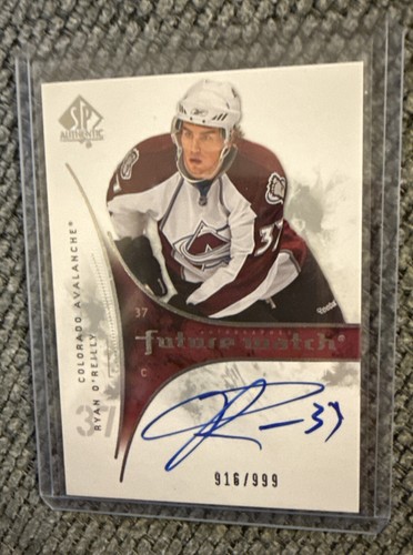 Ryan O'Reilly [Autograph] #222 2009 SP Authentic card
